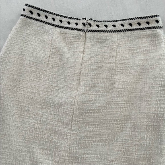 Anthropologie Dolan Left Coast Black and White Textured Mini Skirt, Size XS - Picture 9 of 12